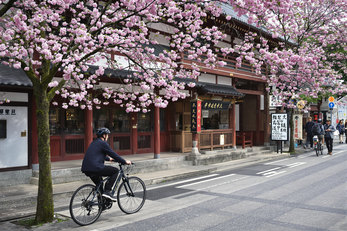 京都寺院サイクリング